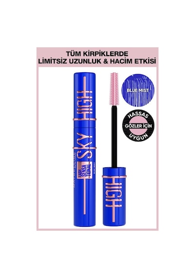 Maybelline New York Lash Sensational Sky High Blue Mist Maskara