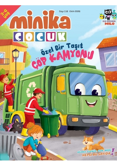 Minika Çocuk Dergi Ekim 2026 3-6 Yaş