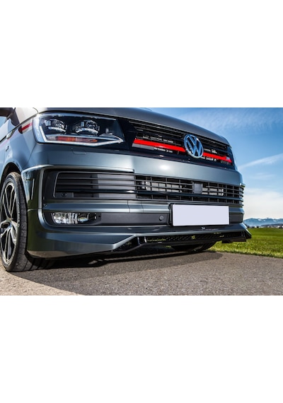 Vw Transporter T6 Abt 3 Parça Ön Ek Karlık Abs Plastik Mat Siyah 2016 2017 2018 2019 2020 2021 Karlık+bodykit+ek