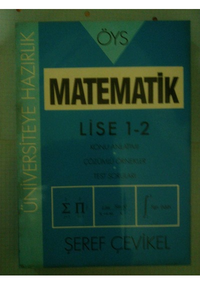Matematik Lise 1-2 Konu- Soru Test Öys 1993 Yılı Basım