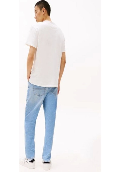 Tommy Hilfiger Tjm Reg Badge Tee Ext Beyaz