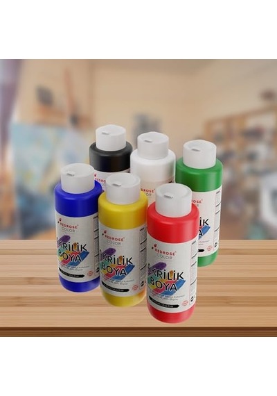 Ana Renkler Akrilik Boya 6'lı Set 6x120ml 0,15 L