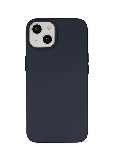 Newface Apple İphone 14 Plus Kılıf Nano İçi Kadife Silikon - Lacivert