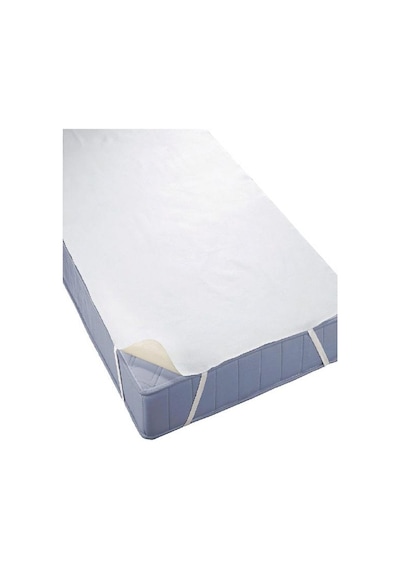 Mycey Sıvı Geçirmez Micro Alez 150x200 Cm Çift Kişilik Yatak Koruyucu Beyaz