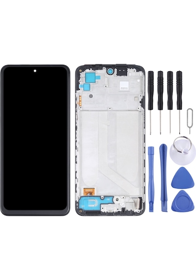 Xiaomi Uyumlu M2101k7a Redmi Note 10 4g Ekran Lcd Full Çıtalı Tft