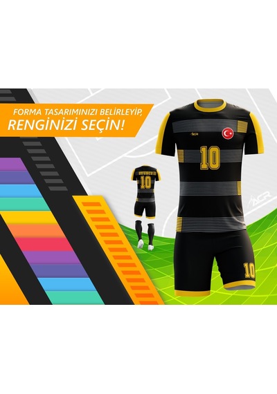 Acr Giyim Kişiye Özel Futbol Forması - Dizayn : Defter