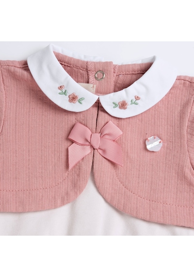 Chicco Kız Bebek Arkadan Açılan Tulum 09101752000000 000011 Pembe