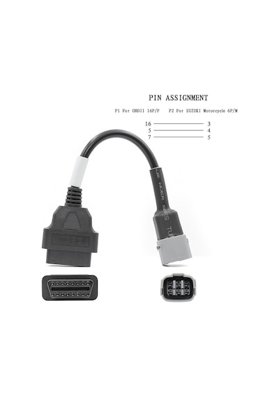 SUZUKI 6 PIN OBD2 DÖNÜŞTÜCÜ KABLO