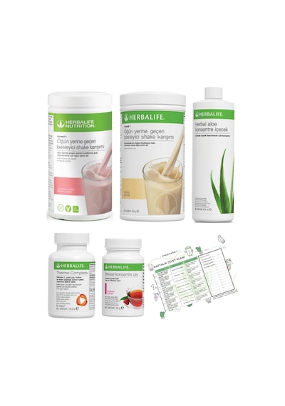 Shake Ahududu+vanilya + Ahududu Çay + Aloe Vera + Thermo Complete + Diyet Listesi Hediye
