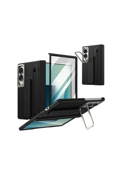 Joko Samsung Uyumlu Galaxy Z Fold 8 Foldpro Magsafe Kapak - Siyah Çok Renkli