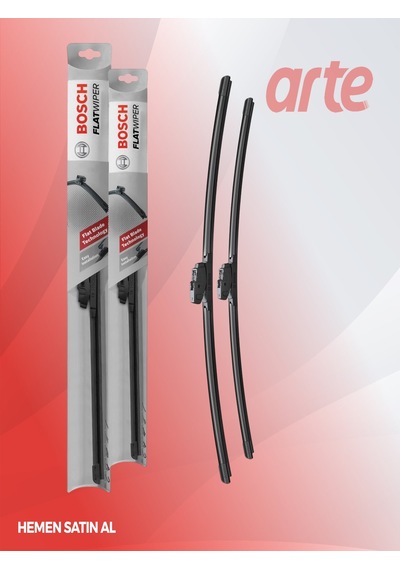 Mitsubishi L200 1996-2007 Ön Silecek Bosch Aeroeco / Flatwiper Serisi 2'li Set