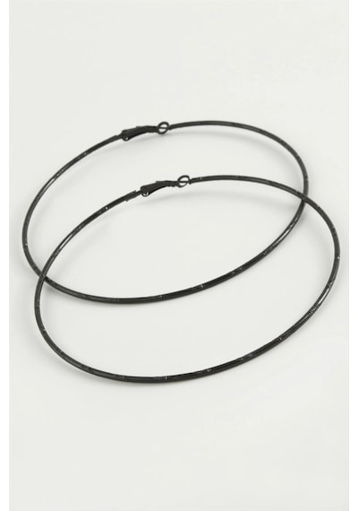 Noktalı Metal Halka Küpe 8-9-10 Cm çok renkli 85212769