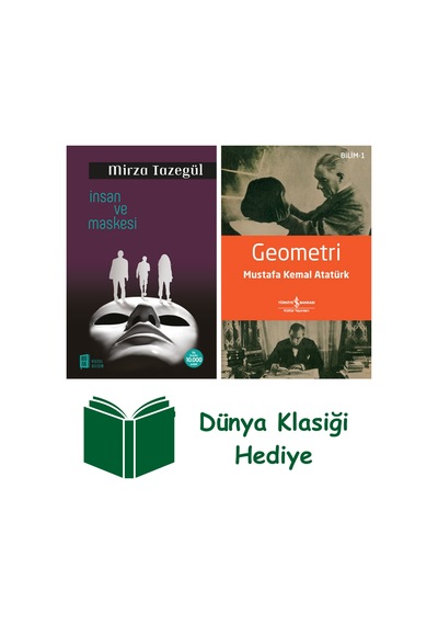 İnsan Ve Maskesi + Geometri + Dünya Klasiği Hediye