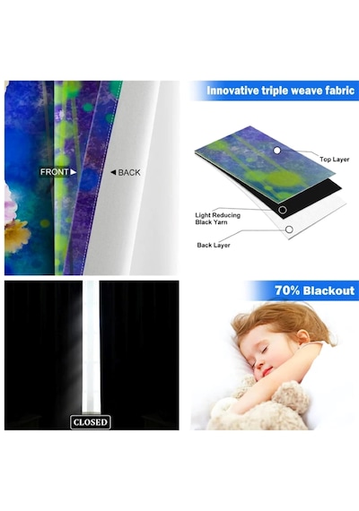 Nota 140 Cm 240 Mikro Petek Çift Kanat 2 Adet Fon Perde Altın