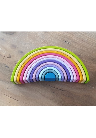 Kırtkırt Ahşap Pastel 0-6 Yaşa Özel Waldorf Gökkuşağı 12'li