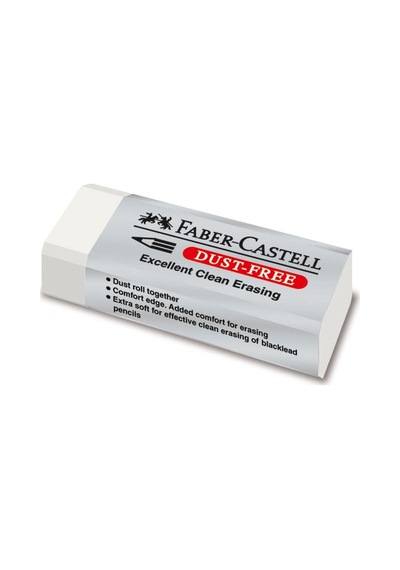 Faber-castell Dust-free Beyaz Silgi - Büyük Boy