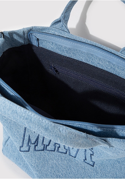 Mavi - Mavi Logo Denim Tote Çanta 1913377-82770 Açık Mavi
