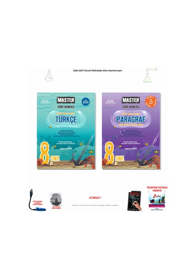 8. Sınıf Okyanus Türkçe Master Soru Bankası Ve Paragraf Seti