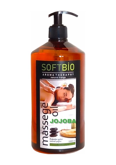 Softbio Jojoba Masaj Yağı 1 Lt Aromaterapi Masaj Yağ