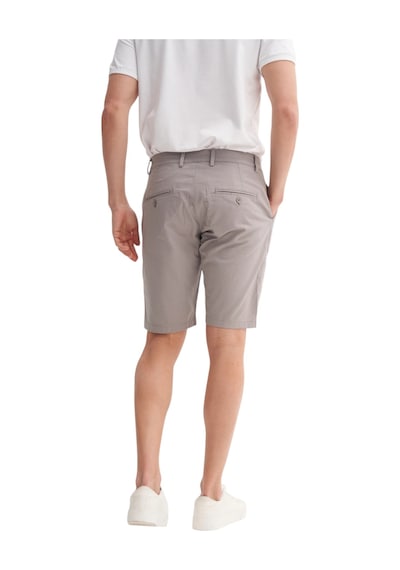 Cazador Slim Fit Bermuda Kısa Dar Paça Şort Gri