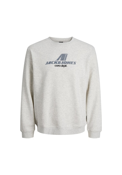 Jack & Jones Jcotier Print Erkek Sweatshirt BEYAZ