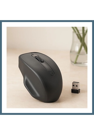 Agc Uygun Sepet Kablosuz Optik Mouse 1600 Dpı Usb Alıcılı Aa Pil Agc