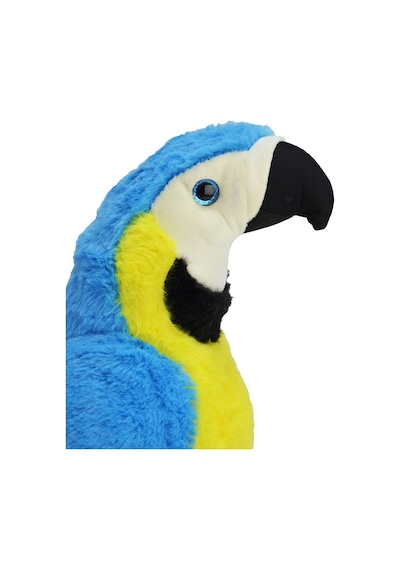 Peluş Papağan 35 Cm - Mavi Mavi