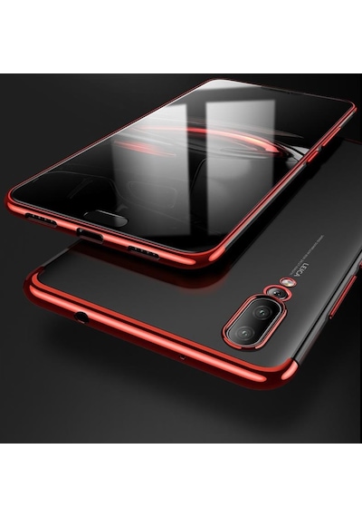 Huawei Y9 Prime 2019 Köseleri Renkli Seffaf Kamera Kor. Kilif 378751895
