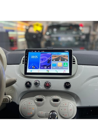 Fiat 500 9 "inch Android 14 Multimedya Sistemi 4-64 Navimex 2008-2015 9"