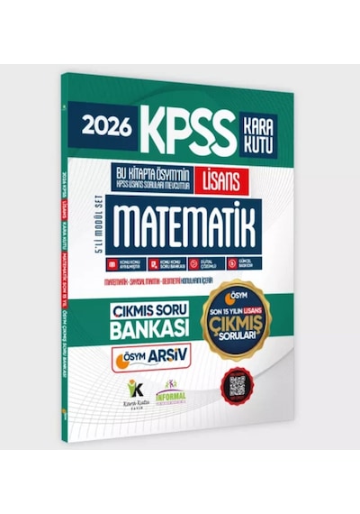 2026 FULL Lisans KPSS Kara Kutu ÖSYM Çıkmış Soru Bankası 5li Modül Set Son 15 Yıl(Sadece Lisans)