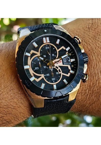 G-force Js15 Orjinal Miyota Mekanizma Siyah Erkek Kronograf Kol Saati Lüks Kutulu İki Renk