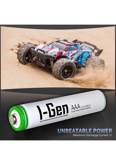 I-gen G290 2'li Aa/aaa/9v Pil Şarj Aleti + 2 Adet Aaa 900 Mah 1.2v Ni-mh Şarjlı Ince Kalem Pilli Set