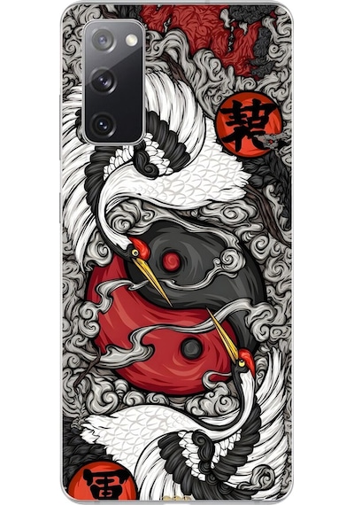 Samsung Galaxy S20 Fe Uyumlu Şeffaf Kılıf Aesthetic 4 Tasarımlı