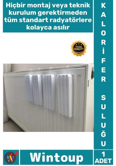 Kalorifersuluğu Askılı Radyatör Suluğu Nemlendirme Kalorifer Üstü Su Buharlaştırıcı Nemlendirici Çok Renkli