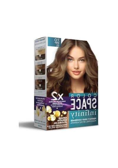 Kumral Renk Saç Boyası - Color Space Infinity Set, 7.0