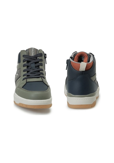 Kinetix Arlod Hı F Haki Erkek Çocuk High Sneaker Haki-lacı-turuncu