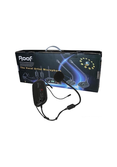 Roof R-8 UHV B-C Bandı Headset Mikrofon Kulak Tipi Mikrofon