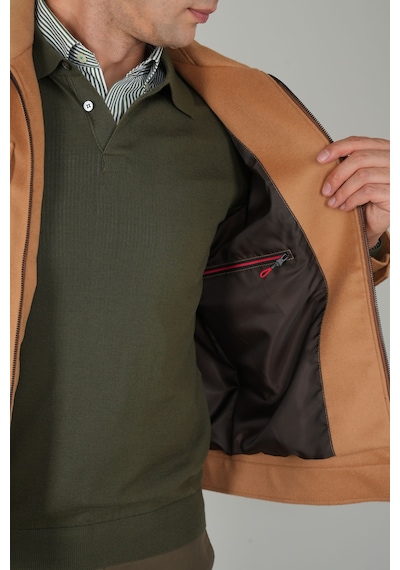 Bisse Erkek Kısa Kaşe Mont Camel Mnt24k24005 D70 Camel