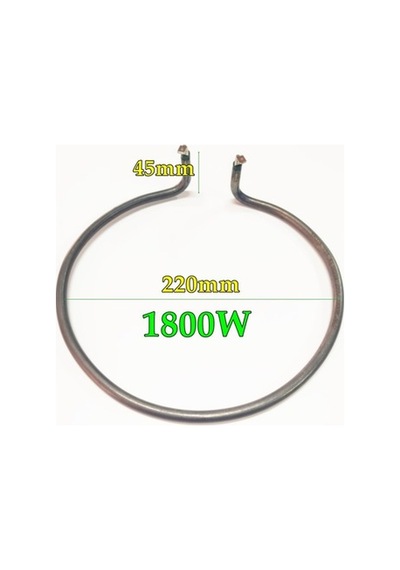 Fritöz Isıtıcı Rezistans Tek Boğum 220V 1800W