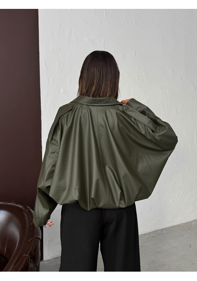 Verymoda Suni Deri Mont F2035 Haki