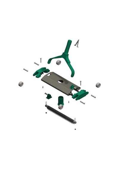 GEMAŞ Vakumlu Havuz Süpürgesi 1,5 inç Geçme Klipsli Model 346 mm-