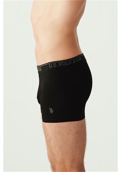 U.S. Polo Assn. U.s Polo Assn. 80097 Erkek 3 Lü Boxer-siyah&antrasit&lacivert