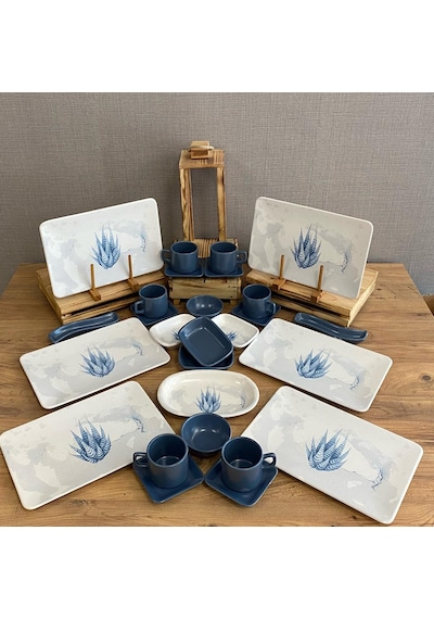 Takım Kahvaltı Blue Magıc 27 Parça 6 Kişilik