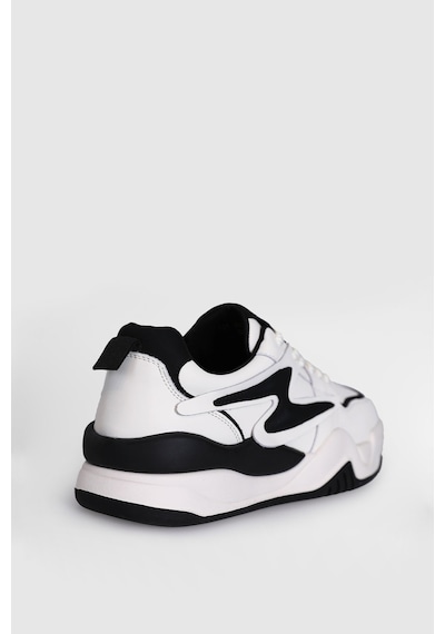 Lufian Maya Kadın Sneaker Ayakkabı Bej Siyah Bej Siyah