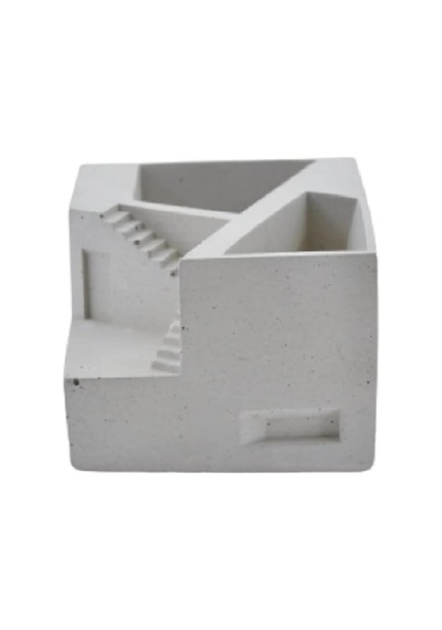 Bubigo Beton Masaüstü Kalemlik Btnms-2018231 Beyaz - Çok Renkli
