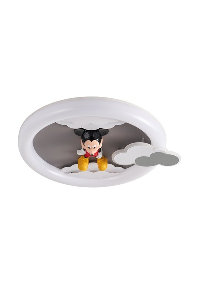 Moddy Ledli Mickey Desenli Plafonyer Çocuk Odası Avize Çok Renkli