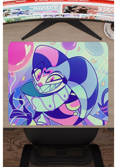 Helluva Boss Kaymaz Dikişli Kauçuk Oyuncu Mousepad V3 - 48x40 Xl Gaming Mouse Pad Fare Altlığı
