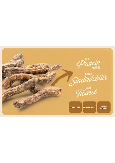 Baffs Naturals Tavuk Boyun Doğal Organik Çiğnemelik Köpek Ödül Maması 100 G