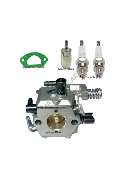 Hsgl Motorlu Testere 4500/5200 Karbüratör Filtre Buji Takım N11.1061