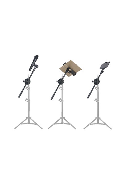 Microcase 35 Cm Ayarlanabilir 1/4 Vida Uçlu Tripod Uzatma Kolu Mikrofon Standı İçin Bağlantı Kelepçeli Boom Kolu - Al5901 35cm